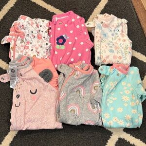 Gerber Sleeper Set (6) Size 3-6mo